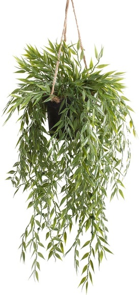 Emerald Kunstpflanze Bambus Hängend in Topf 50 cm