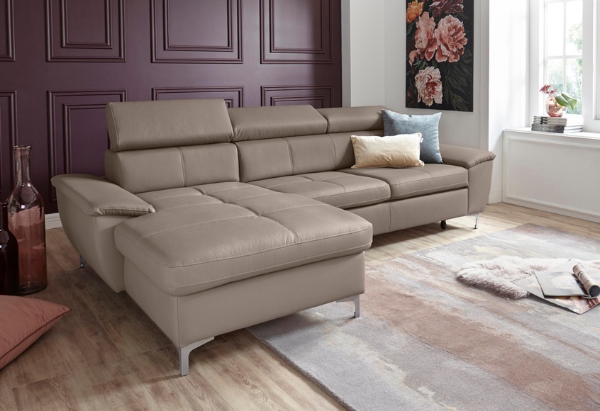 exxpo - sofa fashion Ecksofa, wahlweise mit Bettfunktion