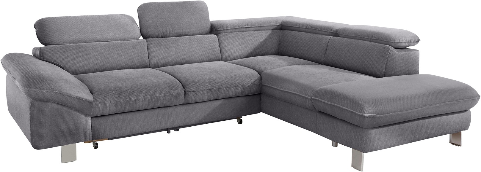 COTTA Ecksofa, mit Kopf- bzw. Rückenverstellung, wahlweise mit Bettfunktion und Bettkasten