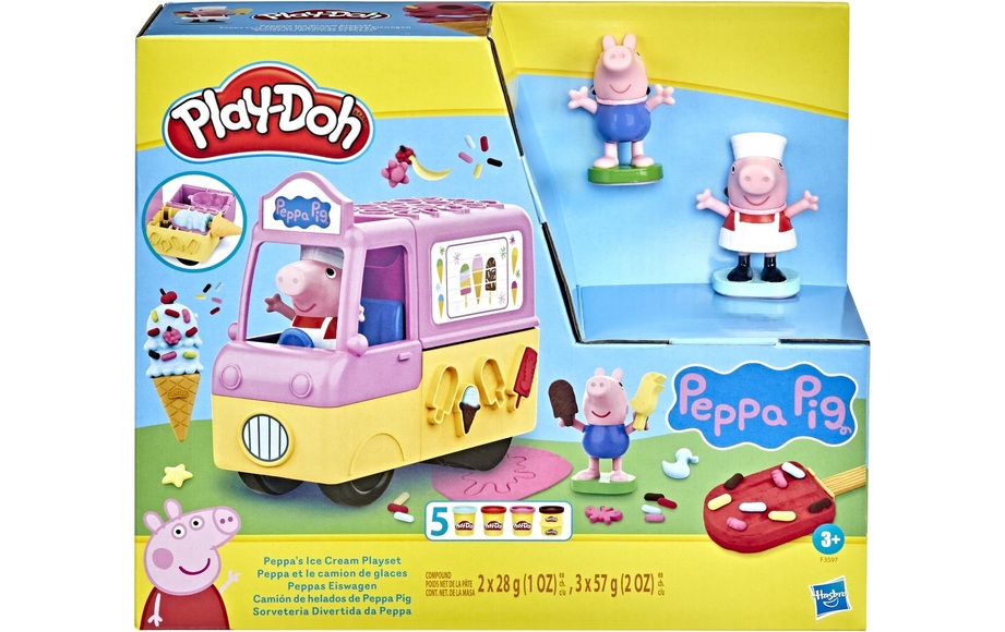 Play-Doh Peppas Eiswagen, Kneten
