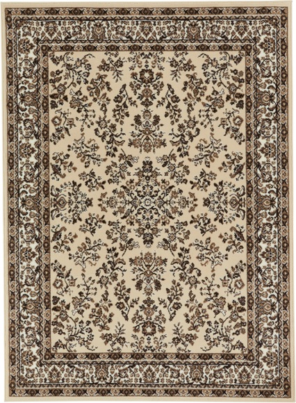 DELAVITA Teppich »Halton«, rechteckig, 8 mm Höhe, Kurzflor, Vintage Design, Orient Optik, Wohnzimmer, Schlafzimmer, Arbeitszimmer, Robust, Pflegeleicht, Gekettelt