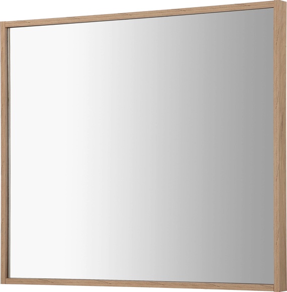 welltime Badspiegel »Torun Badschrank Spiegel ohne LED Licht«, Spiegel mit Rahmenoptik, Breite 80cm Wandspiegel