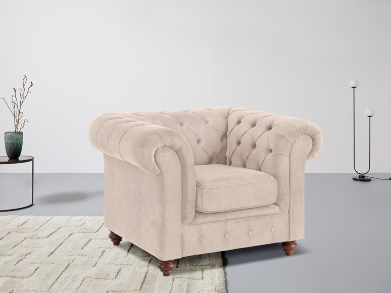 Premium collection by Home affaire Sessel »Chesterfield«, mit Knopfheftung, auch in Leder