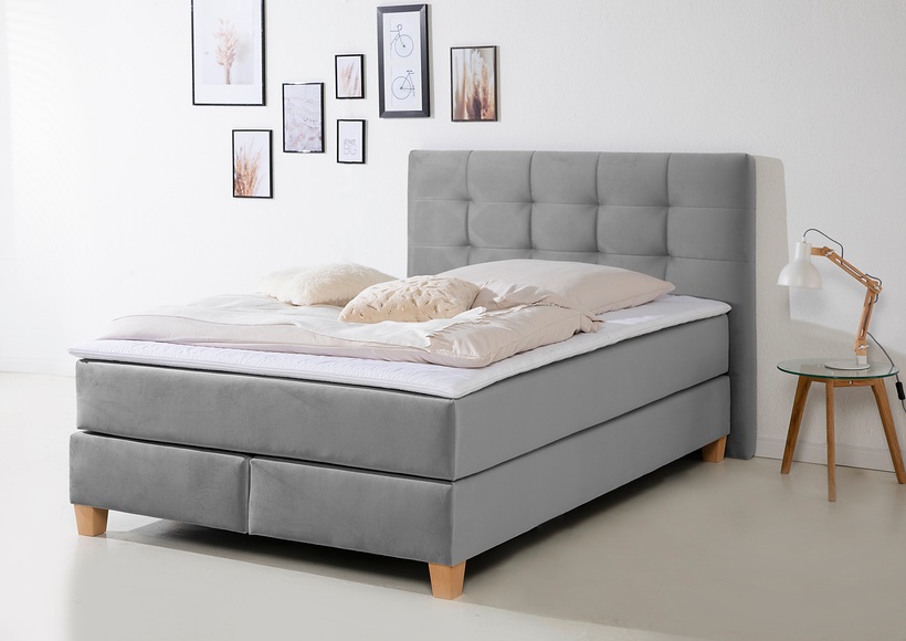 Home affaire Boxspringbett »Moulay«, inkl. Topper, in 3 Härtegraden, TFK auch in Härtegrad 4