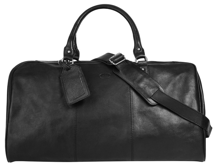 Piké Reisetasche, echt Leder, Made in Italy