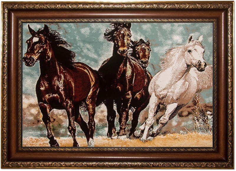 morgenland Wandteppich »Bild-Teppich Figurativ 84 x 67 cm«, rechteckig, 0,6 mm Höhe, besonders weich durch Microfaser