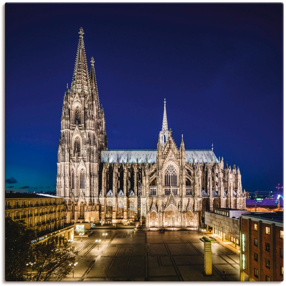 Artland Wandbild »Kölner Dom am Abend«
