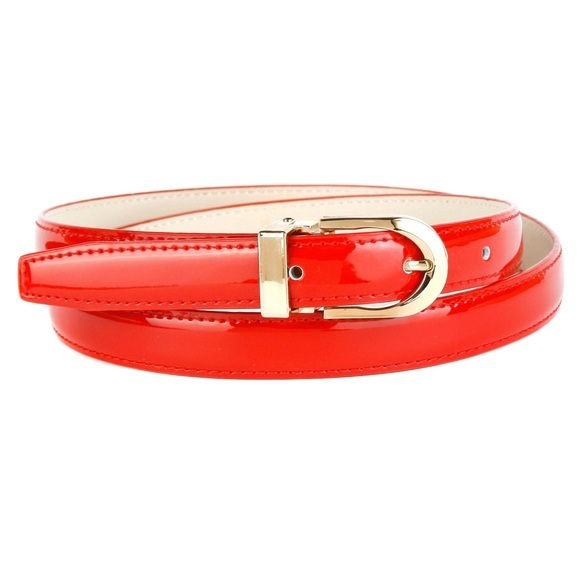 Anthoni Crown 2, 0 cm breiter eleganter Lackledergürtel