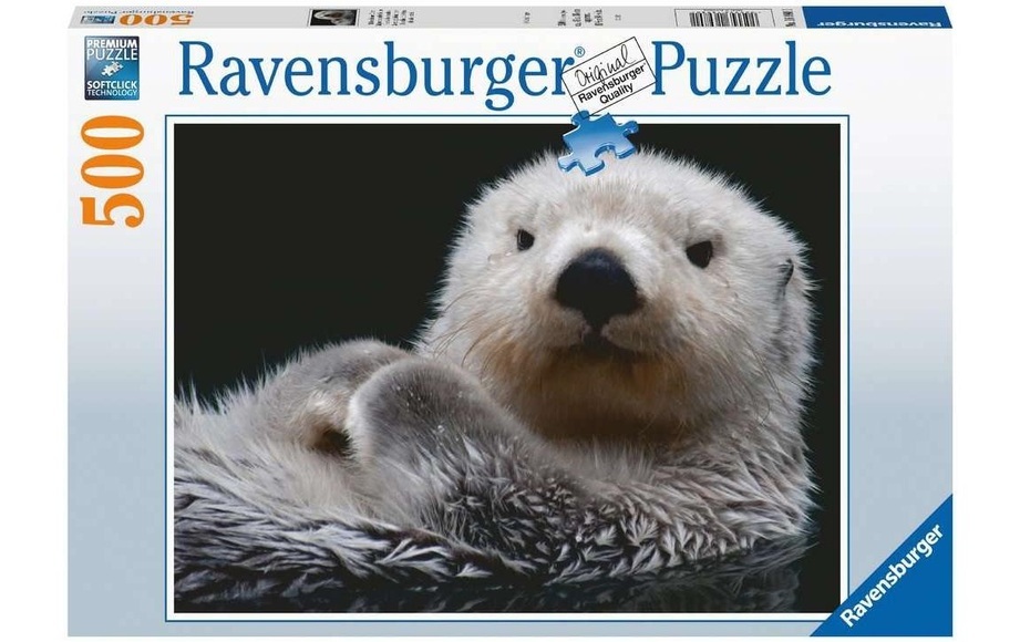 Ravensburger Puzzle - Süßer kleiner Otter - 500 Teile Puzzle