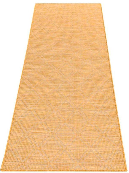 Carpet City Läufer »Palm«, rechteckig, 5 mm Höhe, Wetterfest & UV-beständig, für Balkon, Terrasse, Flur, Küche, flach gewebt