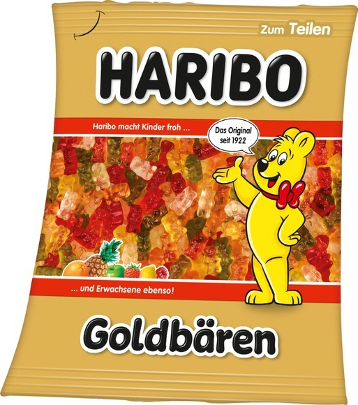 HARIBO Wohndecke »Haribo«, mit tollem Goldfarbenbären Motiv
