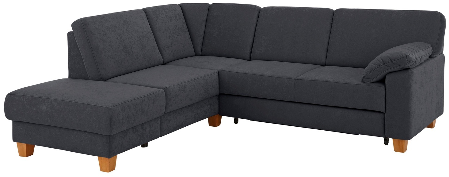 Home affaire Ecksofa »Belfort«, mit Federkern, wahlweise mit Bettfunktion und Stauraum