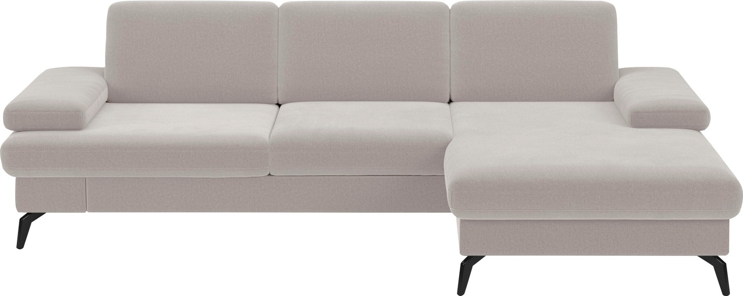 sit&more Ecksofa »Morris L-Form inkl. Sitztiefenverstellung«, wahlweise mit Bettfunktion, Bettkasten und Armteilverstellung