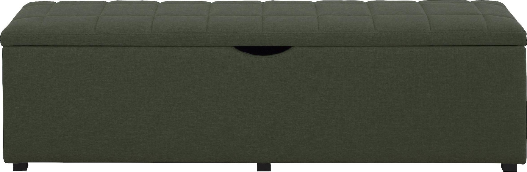 Places of Style Hockerbank »Checked«, mit Stauraum, Breite 120 cm und 160 cm, auch als Garderobenbank oder Bettbank geeignet