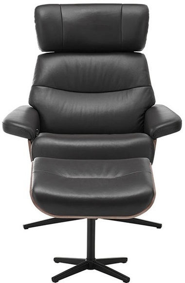 MCA furniture Relaxsessel »MANILA Relaxer mit Hocker«, (2 St.), 360° drehbar