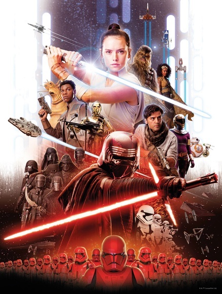 KOMAR Wanddekoration »Star Wars Movie Poster Rey«, ohne Rahmen