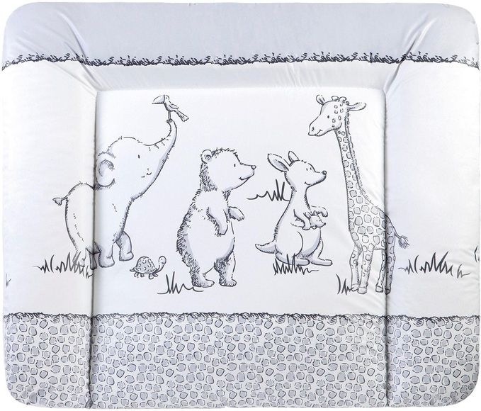 ZÖLLNER Wickelauflage Softy 75x85 cm Safari