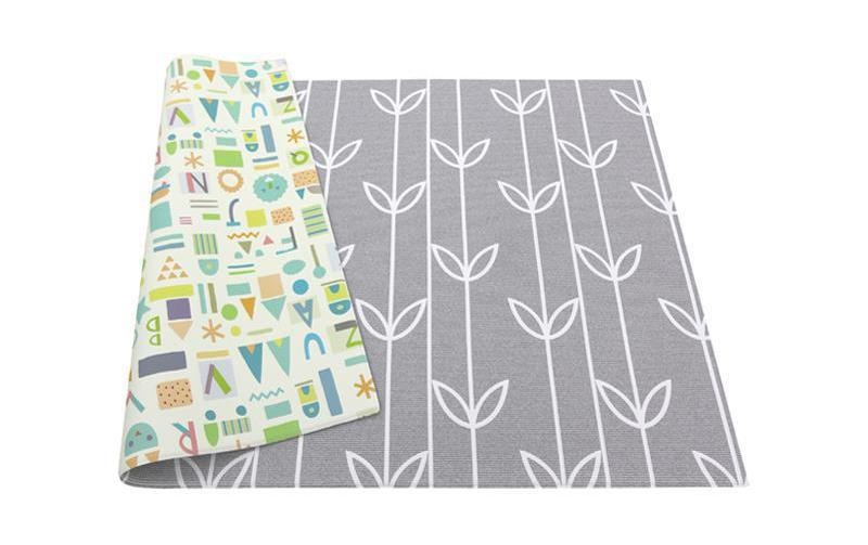 BABY CARE Spielmatte medium Sea Petals Grey 140x140 cm