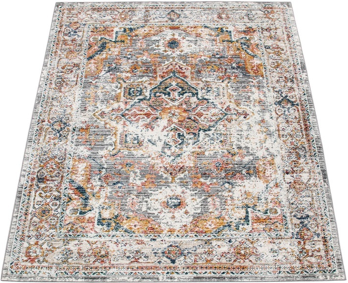Paco Home Teppich »Herbete 731«, rechteckig, 8 mm Höhe, Kurzflor, Orient-Optik, Vintage Design, Wohnzimmer