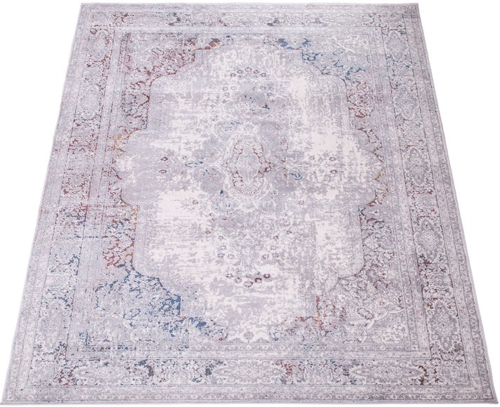 Paco Home Teppich »Calabria 581«, rechteckig, 14 mm Höhe, Kurzflor, Orient-Optik, Vintage Design, ideal im Wohnzimmer & Schlafzimmer