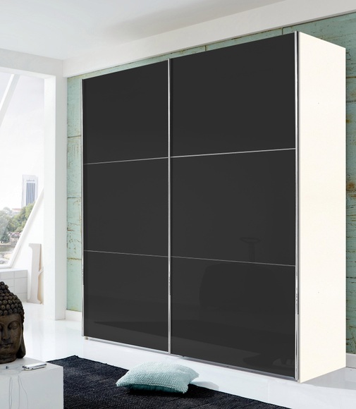 Fresh To Go Schwebetürenschrank »Level«, mit Glastüren