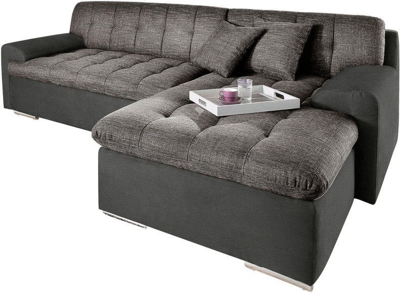 TRENDMANUFAKTUR Ecksofa, wahlweise mit Bettfunktion