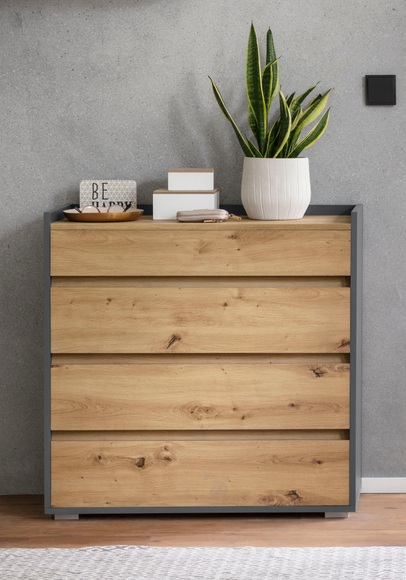 INOSIGN Kommode »Kosmo«, Breite 80 cm, 4 Schubkästen