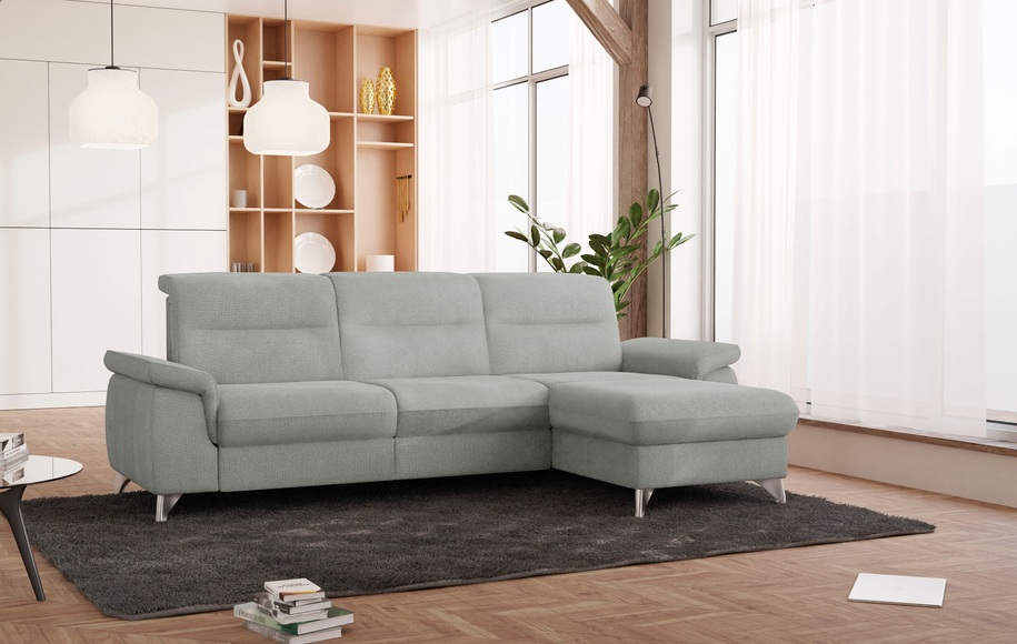 SCHÖNER WOHNEN LAMINAT Ecksofa, wahlweise mit motorischer Relaxfunktion