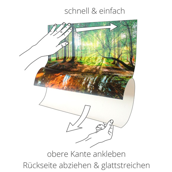 Artland Wandbild »Fensterblick Sonnenuntergang Meer«