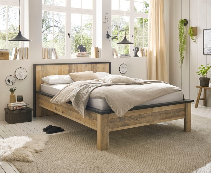 Home affaire Einzelbett »SHERWOOD«, aus FSC-zertifiziertem Holzwerkstoff