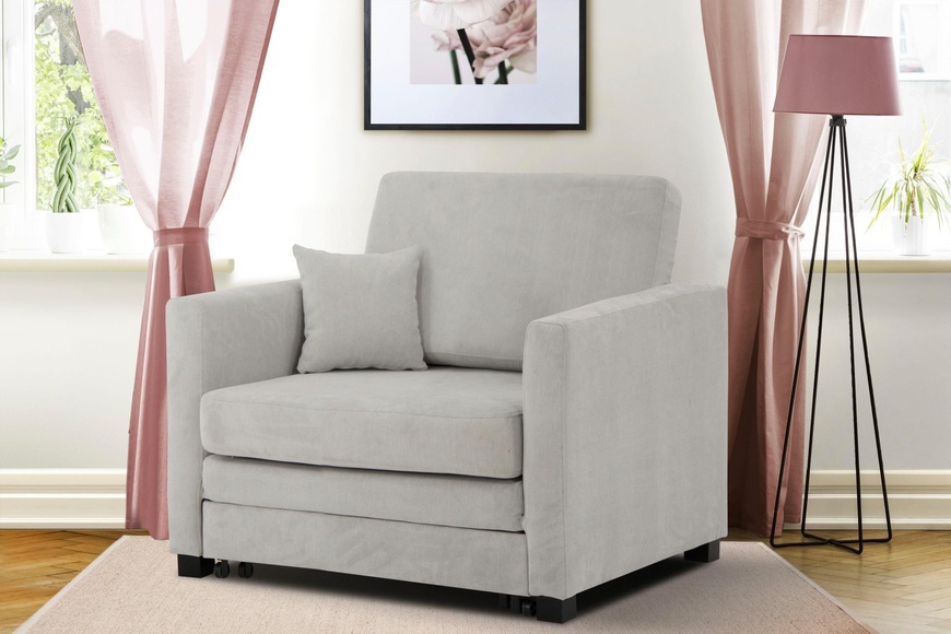 Home affaire Sessel »Mexico«, mit ausziehbarer Schlaffunktion, B/T/H: 98/83/87 cm