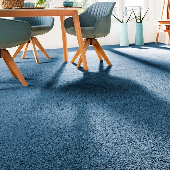 Andiamo Teppichboden »Velours Sophie«, rechteckig, Uni Farben, Breite 400 cm oder 500 cm, strapazierfähig & pflegeleicht