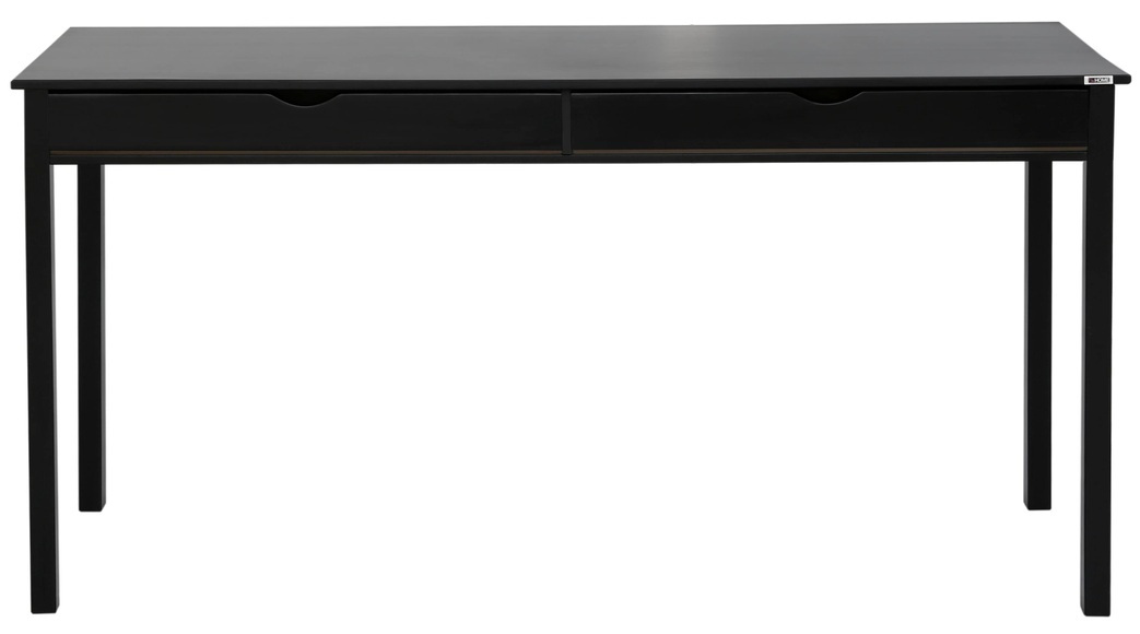 my home Schreibtisch »Gava«, (1 St.), Schreibtisch aus schönem massivem Kiefernholz, mit 2 Schubladen und eingefräste Griffmulden, in verschiedenen Farbvarianten enthältlich, Höhe 80 cm