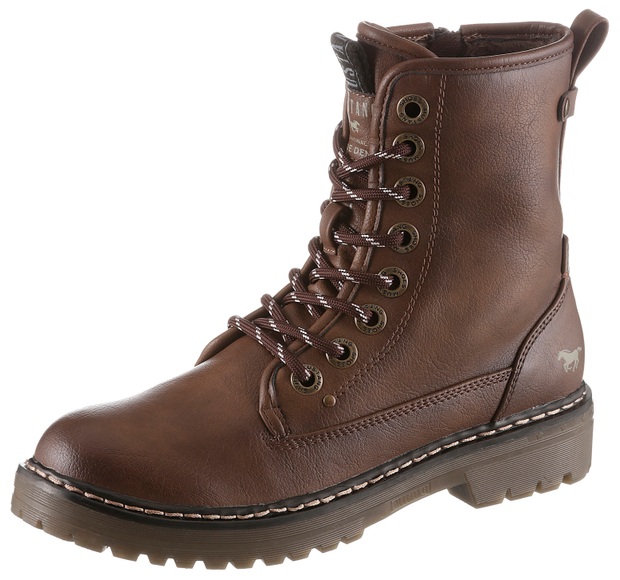 Mustang Shoes Schnürboots, mit Profilsohle