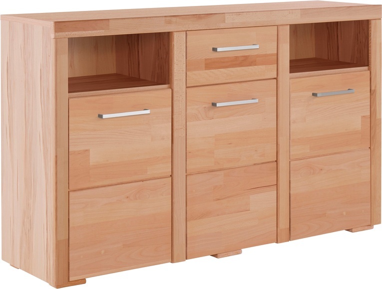 Woltra Sideboard »Falco«, Fronten in Massivholz