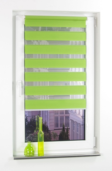 Doppelrollo, Liedeco, »Klemmfix DUO-Rollo YOUNG COLOURS«, Lichtschutz, Fixmass, ohne Bohren