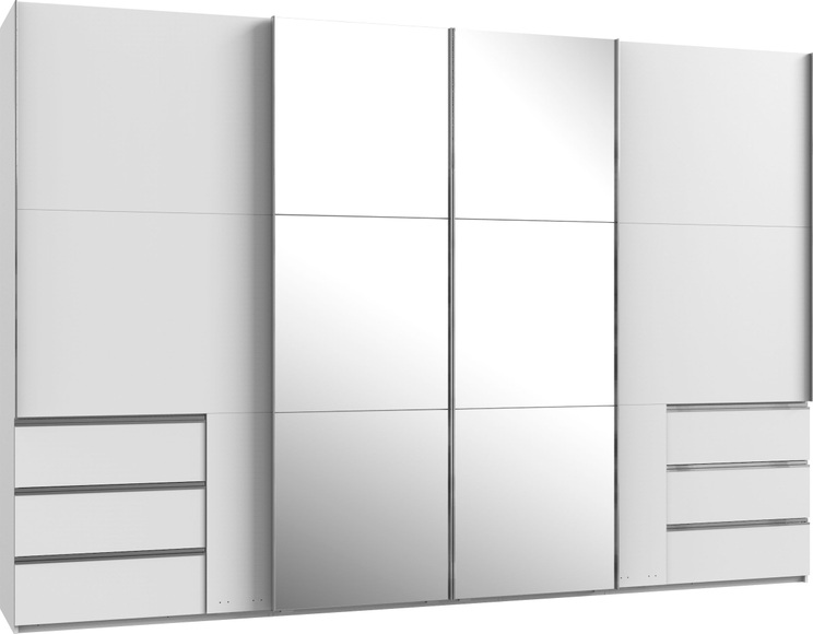 Fresh To Go Schwebetürenschrank »Level«, mit Synchronöffnung