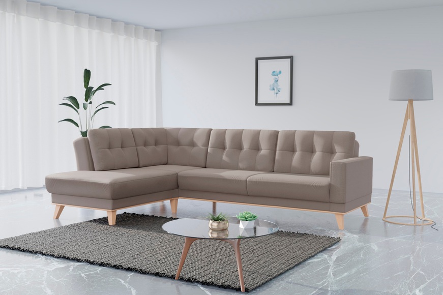 sit&more Ecksofa, wahlweise mit Kippfunktion und Bettkasten