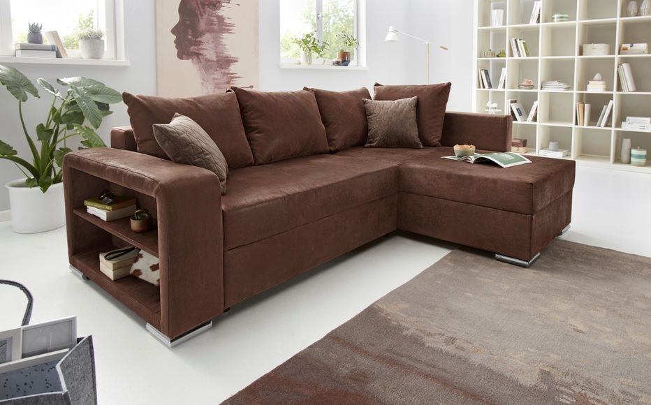 COLLECTION AB Ecksofa, inklusive Bettfunktion und Bettkasten