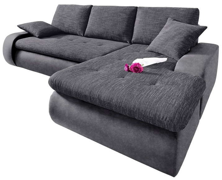 TRENDMANUFAKTUR Ecksofa, wahlweise XL oder XXL