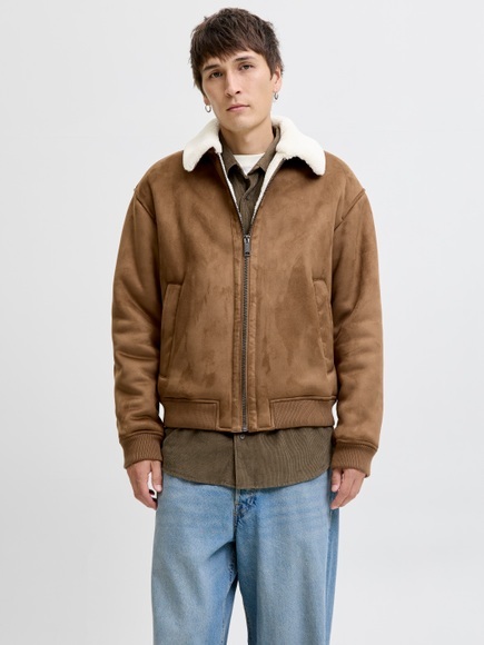 Jack & Jones Bomberjacke »JPRCCLUKE BOMBER JACKET SN«, ohne Kapuze