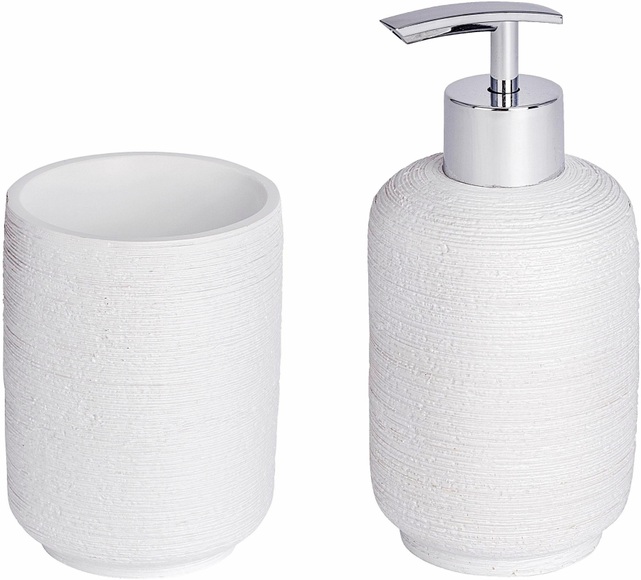 WENKO Badaccessoires-Sets »Goa Neo«, nachfüllbarer Seifendosierer