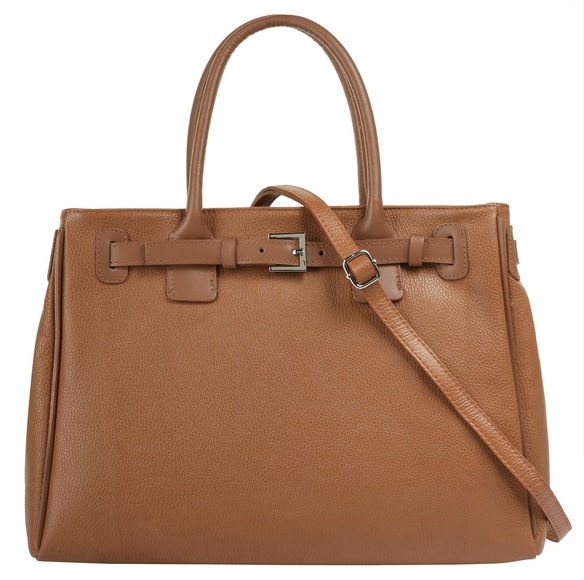 Cluty Henkeltasche, (1 tlg.), echt Leder, Made in Italy