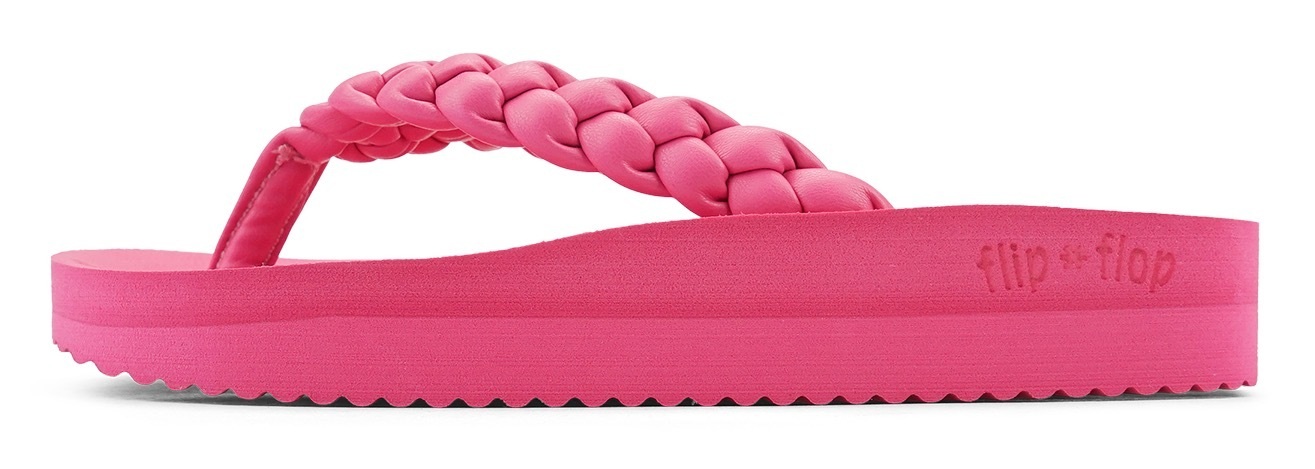 Flip Flop Zehentrenner, mit geflochtenem Band