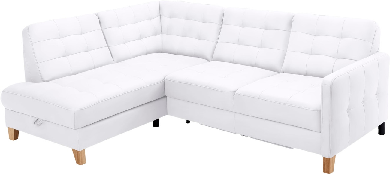 exxpo - sofa fashion Ecksofa »Elio«, wahlweise mit Bettfunktion und Bettkasten, in vielen Bezugsqualitäten