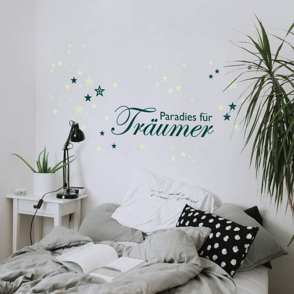 Wall-Art Wandtattoo »Wandtattoo Paradies Leuchtsterne«