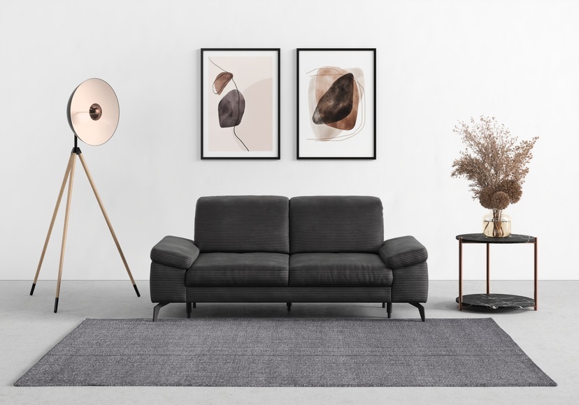 sit&more 2,5-Sitzer »Cabana«, Breite 211 cm, mit oder ohne Sitztiefen-, und Kopfteilfunktion