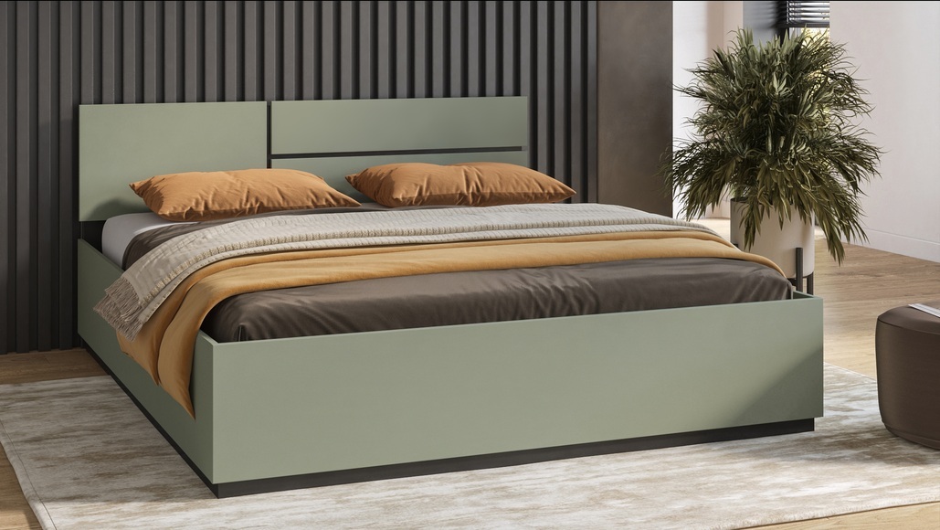 Home affaire Bettgestell »Cross, moderner Bettrahmen«, Doppelbett in zwei Grössen, stabiles Bettgestell