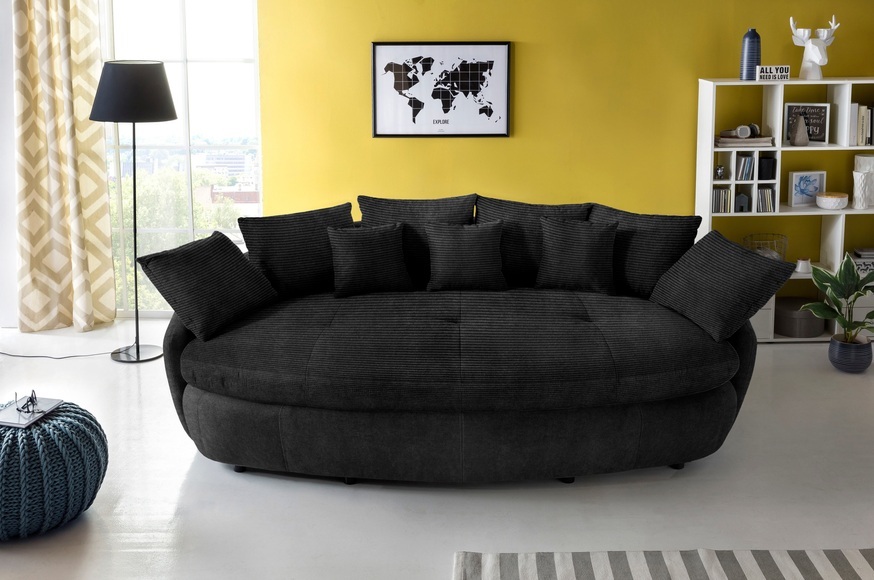 INOSIGN Big-Sofa »Aruba« gemütliches Megasofa in XXL in organischer Form mit vielen Kissen