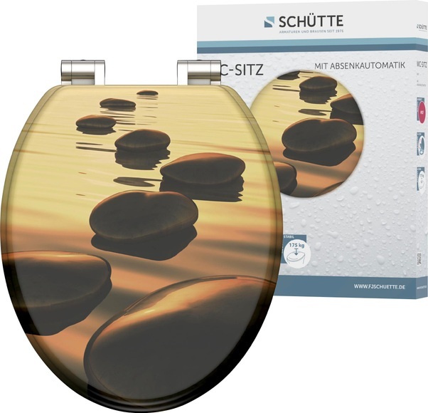 SCHÜTTE WC-Sitz »MDF WC- Sitz mit Holzkern und Absenkautomatik«